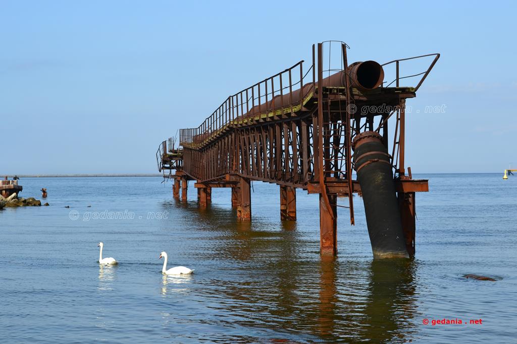 Basen portowy DCT Gdańsk, pozostałość po przerwanej budowie Portu Północnego