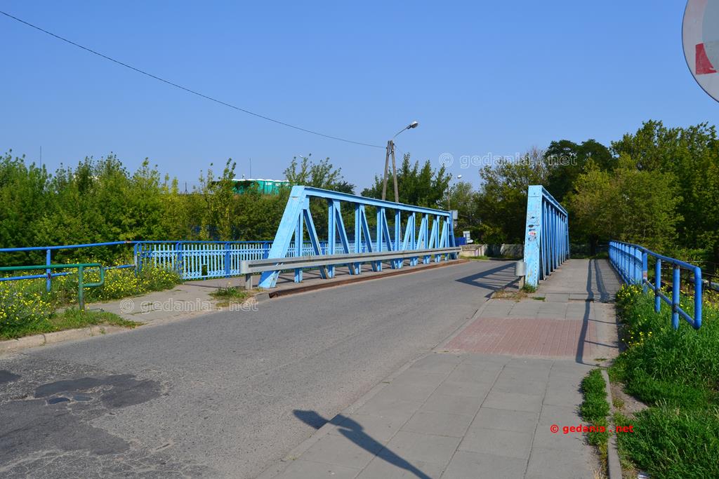 Były most kolei wąskotorowej na Opływie Motławy